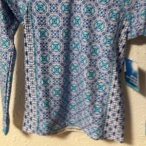 Coolibar wave chaser zippy rash guard NWT
